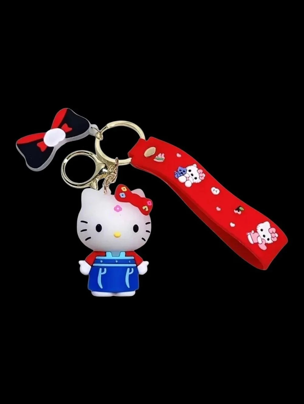 Hello Kitty Key Chain Bag Charm Red Large